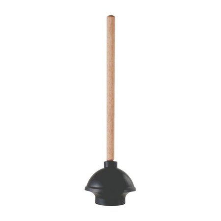 LDR 16 in. x 6 Dia. Plunger with Wooden Handle, 6PK 4864724